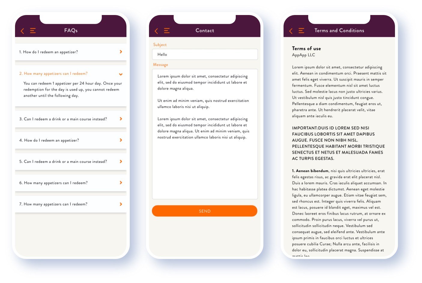 App design